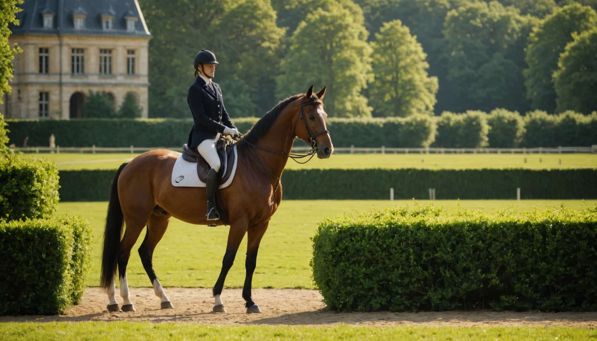 Centre équestre immense avec chevaux en plein air  
Activité équestre dans un cadre exceptionnel et vaste