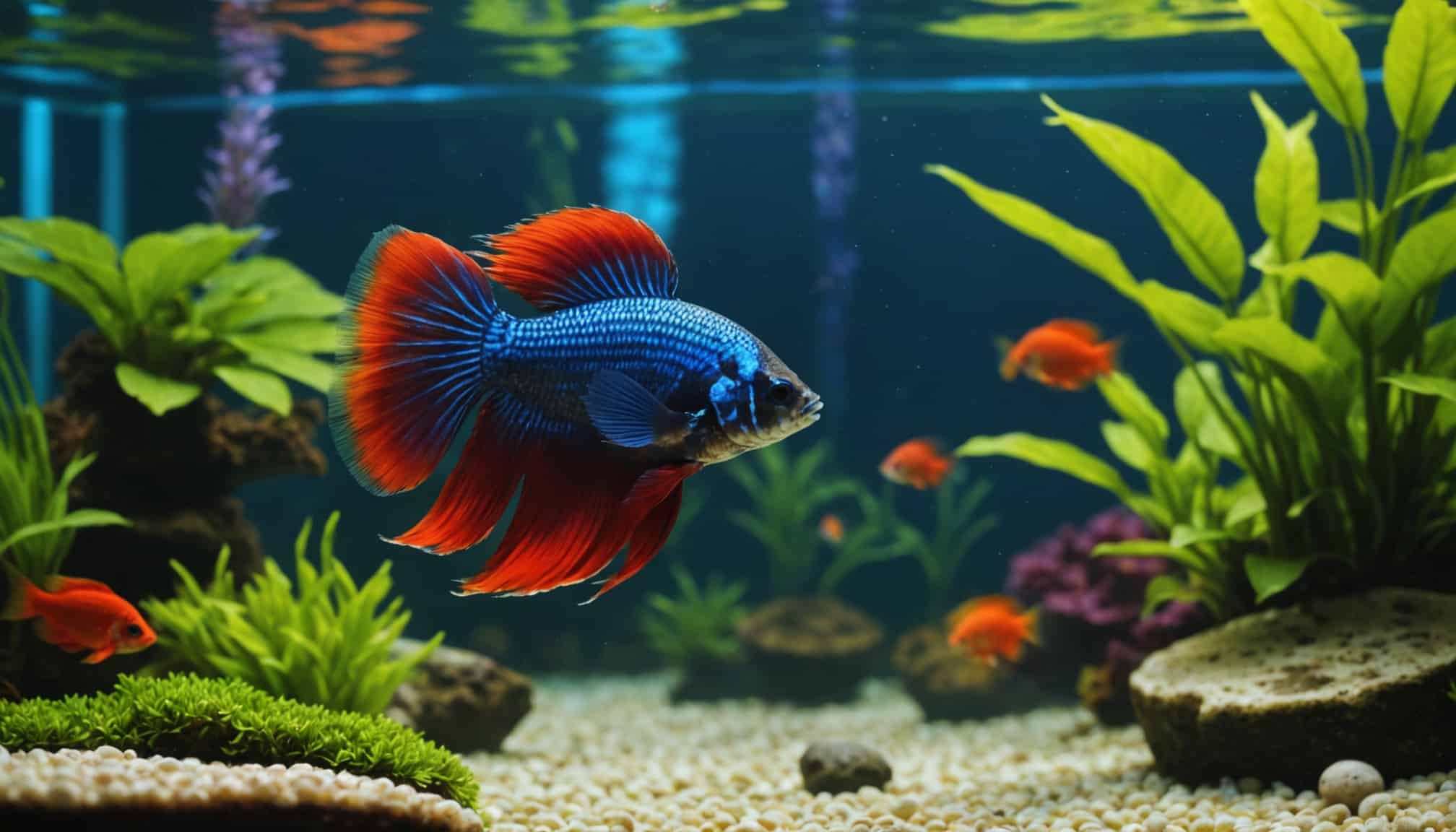Poisson tropical coloré pour aquarium exotique