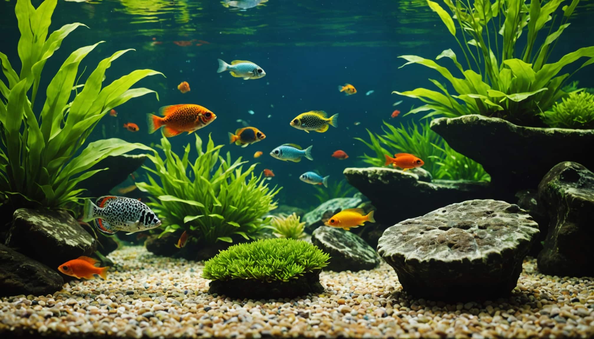 Poisson d'eau douce coloré d'Amérique du Sud