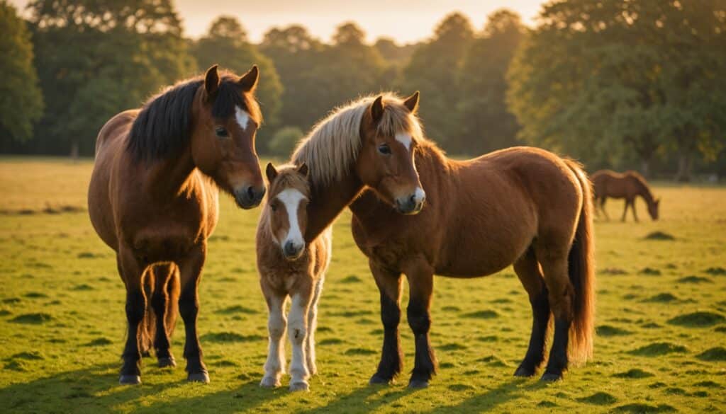 Petit cheval amical parfait pour les enfants