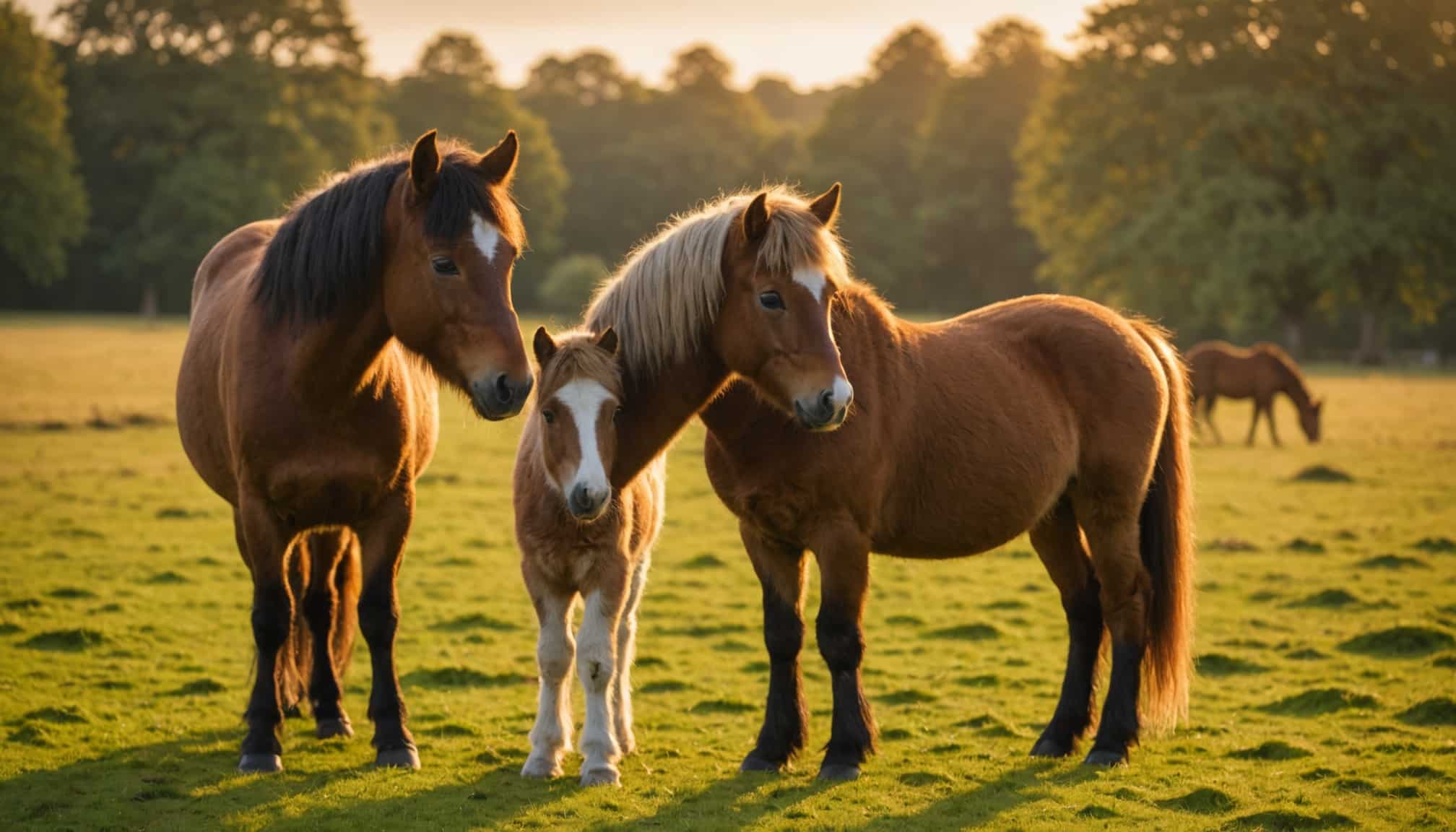 Petit cheval amical parfait pour les enfants