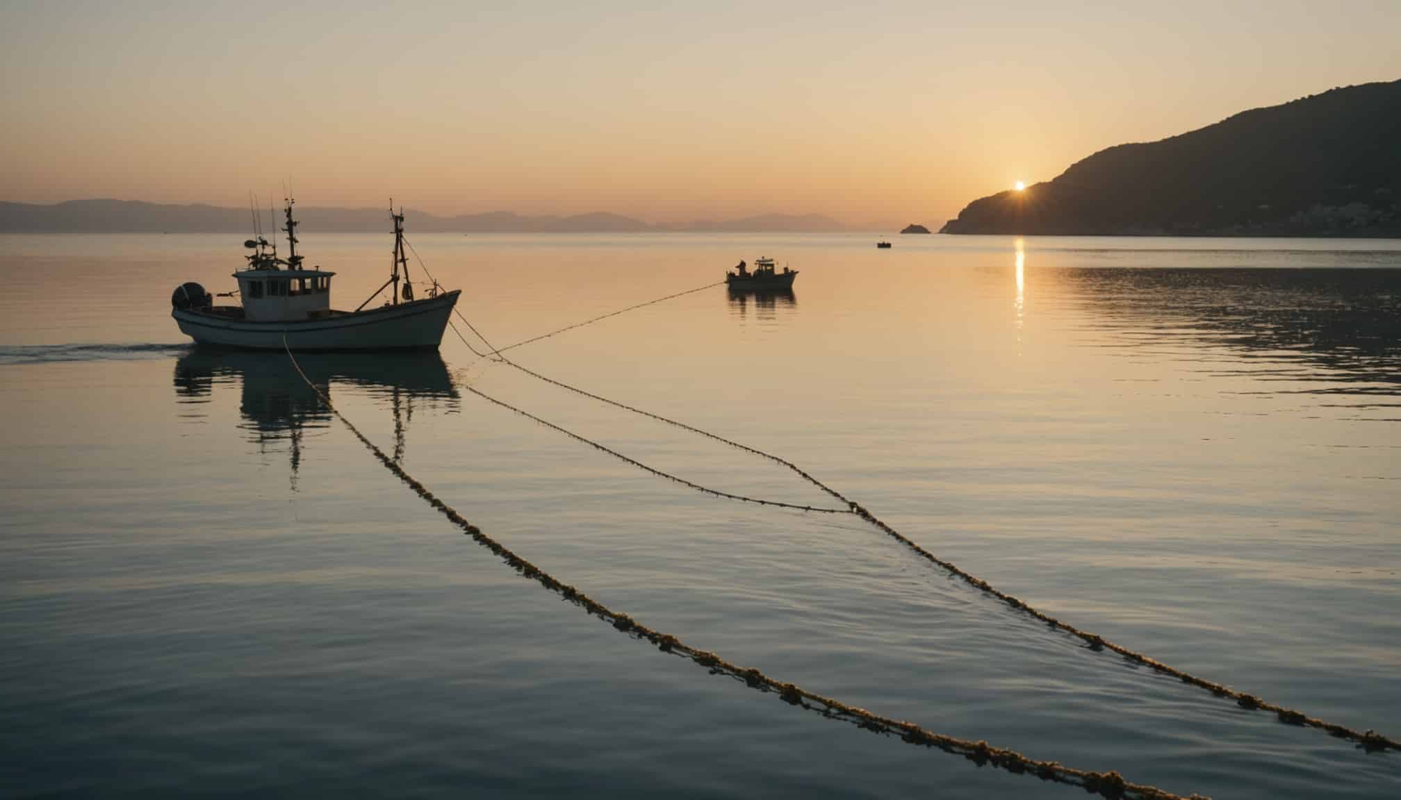 Raie en mer avec panneaux de réglementation 2024